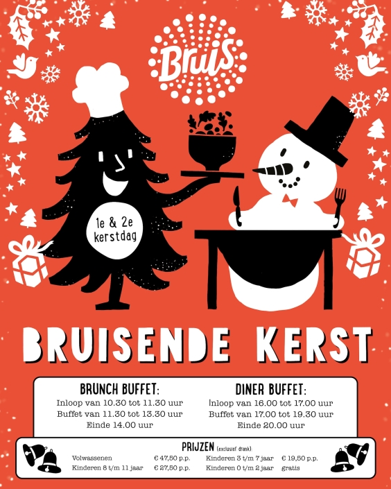 Kerst restaurant Bruis Blaricum